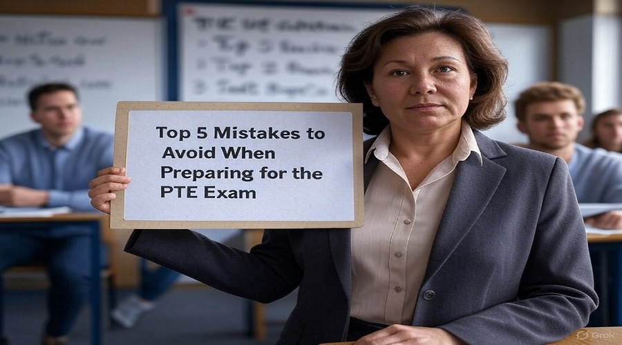Top 5 mistakes to avoid when preparing for the PTE exam