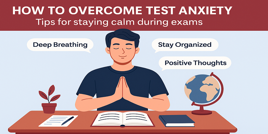 How to overcome test anxiety: Tips for staying calm during exams