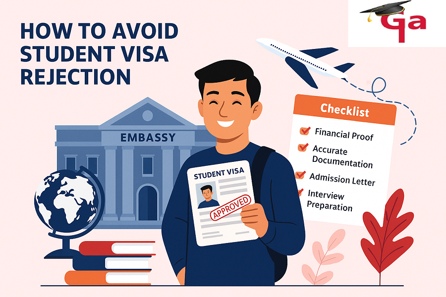 How do you avoid student visa rejection?