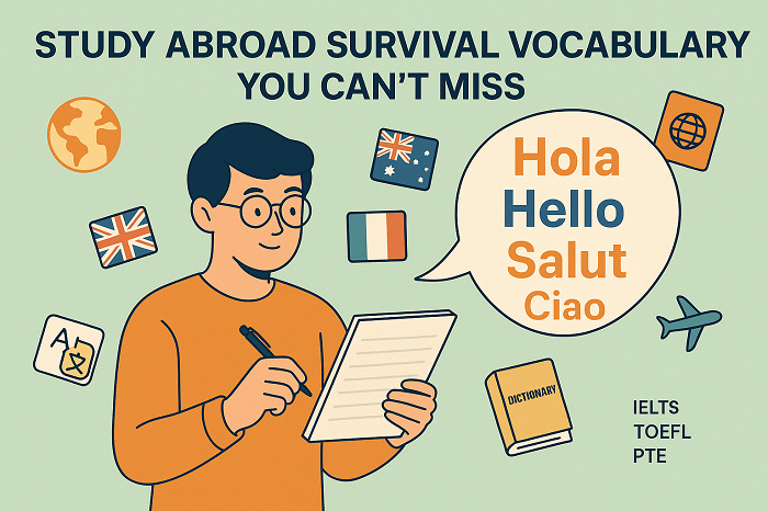 Top most vocabulary for study abroad