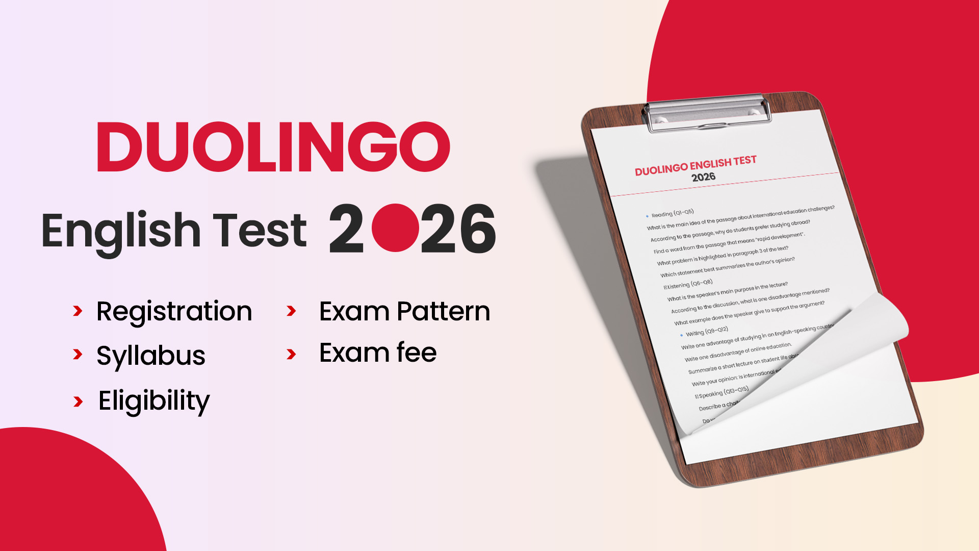Duolingo English Test (DET) 2025: Exam Dates, Fees, Registration, Eligibility, Syllabus