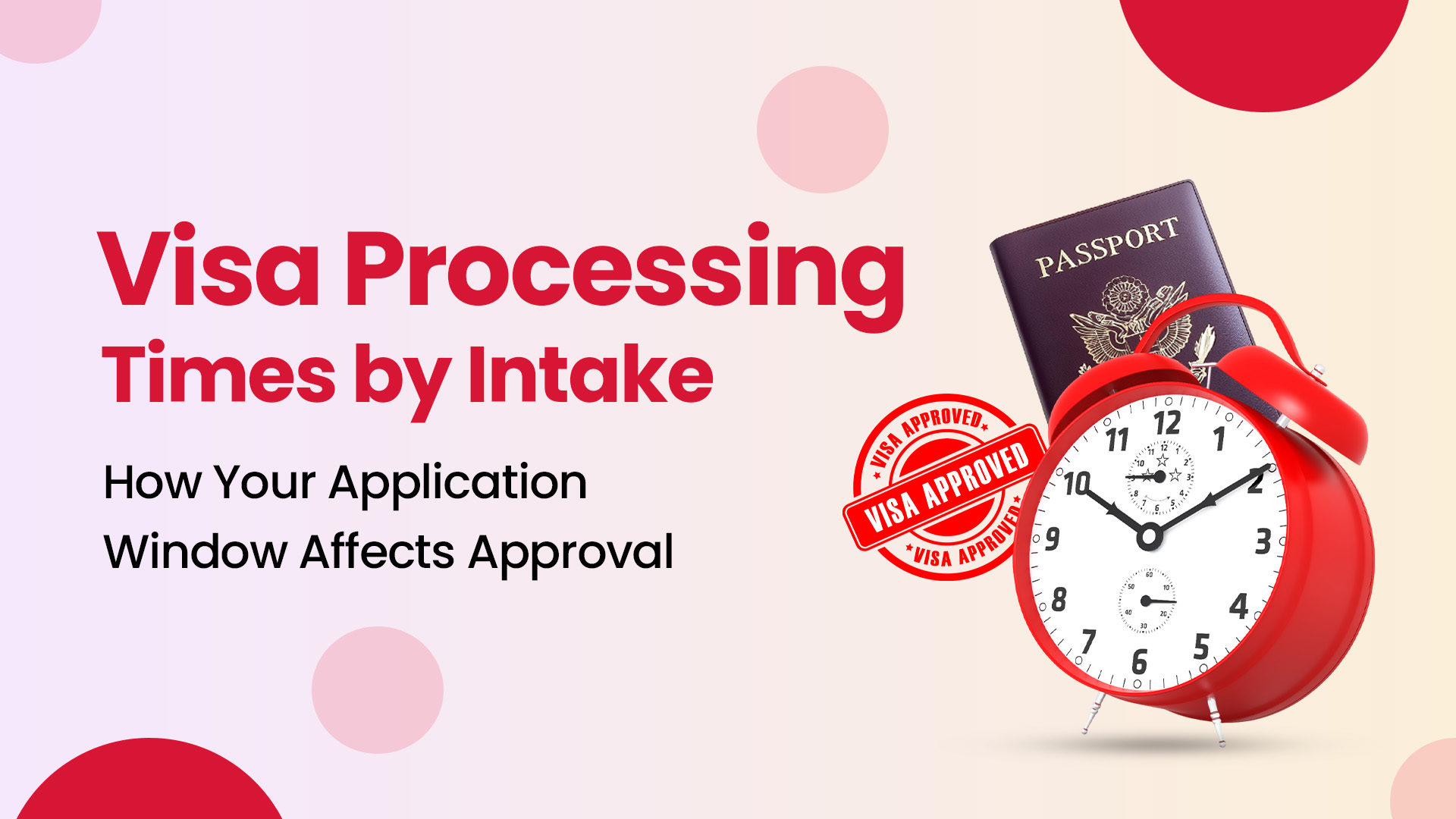 Visa Processing Times by Intake: How Your Application Window Affects Approval Speed