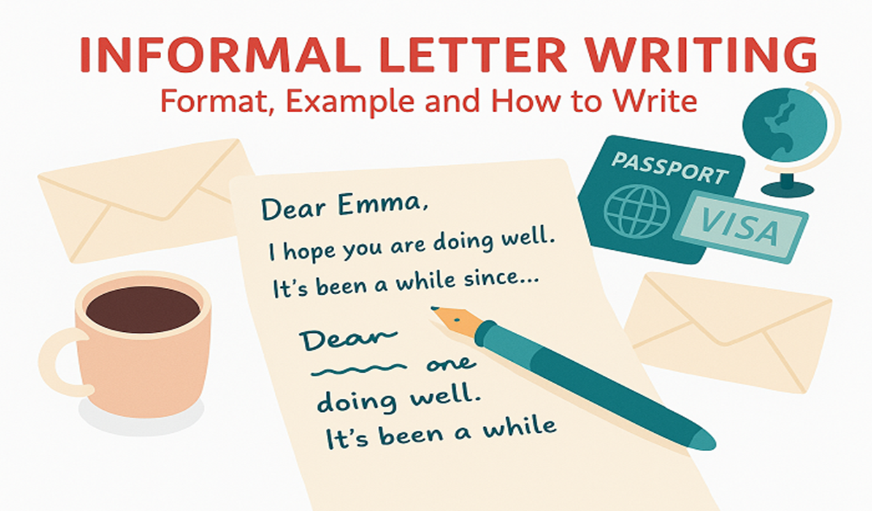 Informal letter writing: format, example and how to write