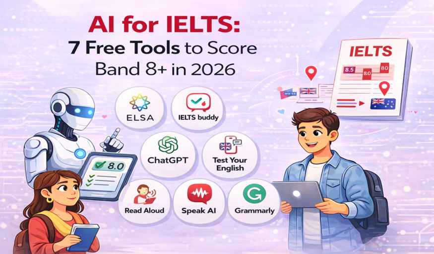 AI for IELTS: 7 Free Tools to Score Band 8+ in 2025