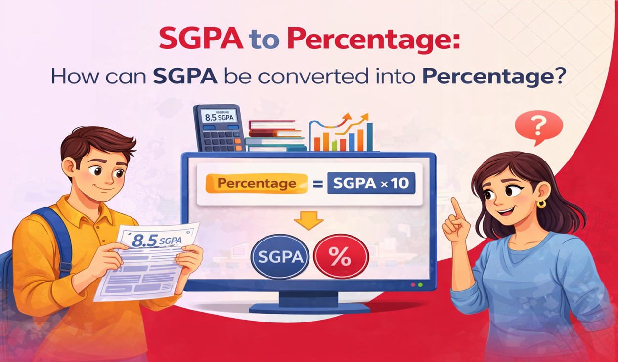 SGPA to Percentage: How can SGPA be converted into Percentage?