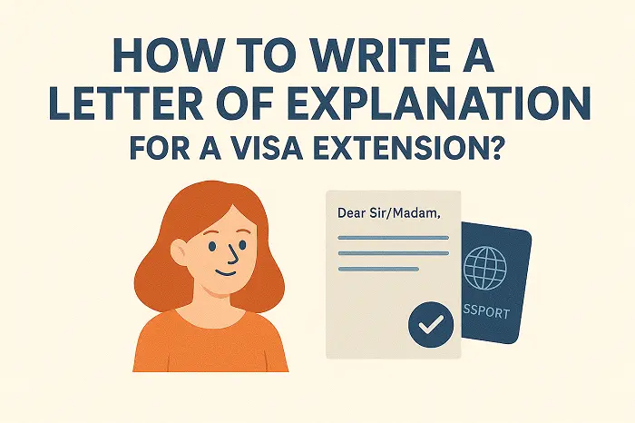 How to write a letter of explanation for a visa extension?